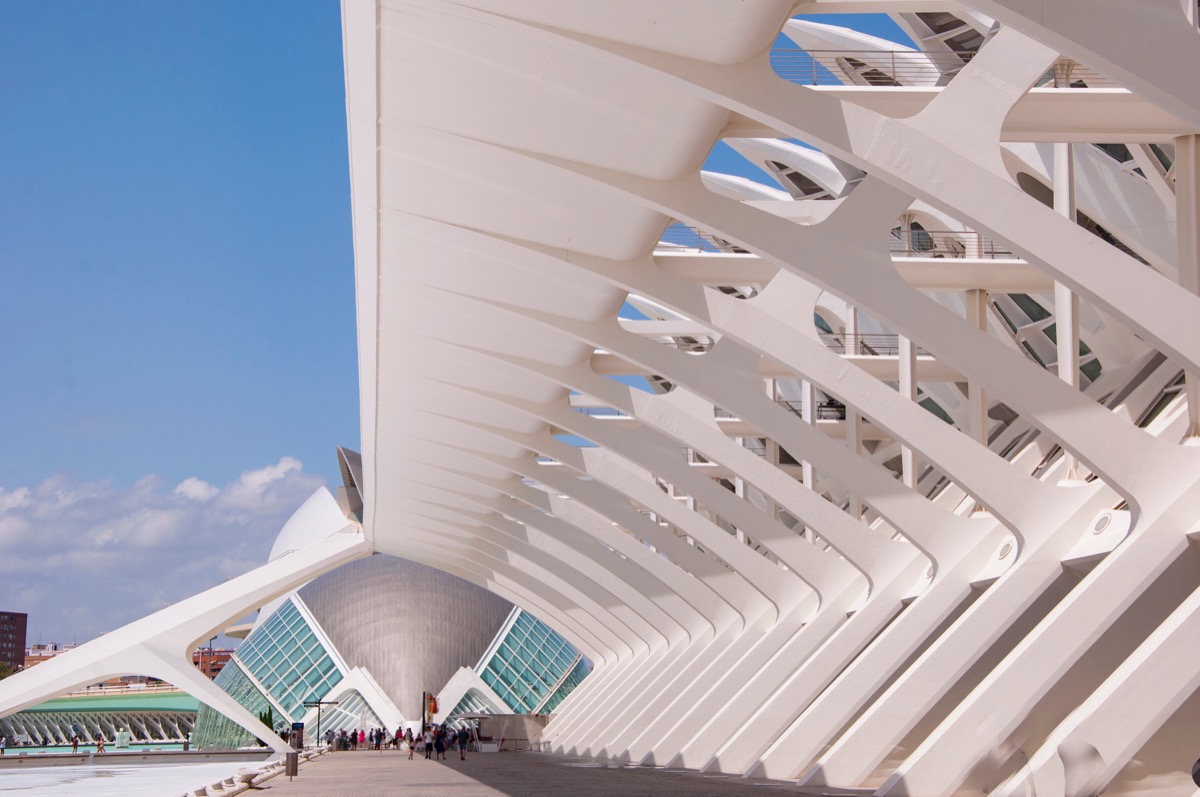 L'Umbracle at the City of Arts and Sciences